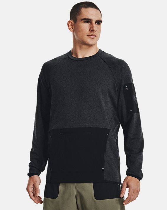 เสื้อคอกลม UA Terrain สำหรับผู้ชาย, Black, pdpMainDesktop image number 0